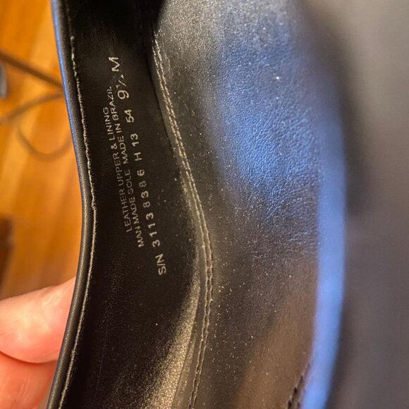 Tory Burch Black Wedges with Gold Detail - Picture 8 of 8